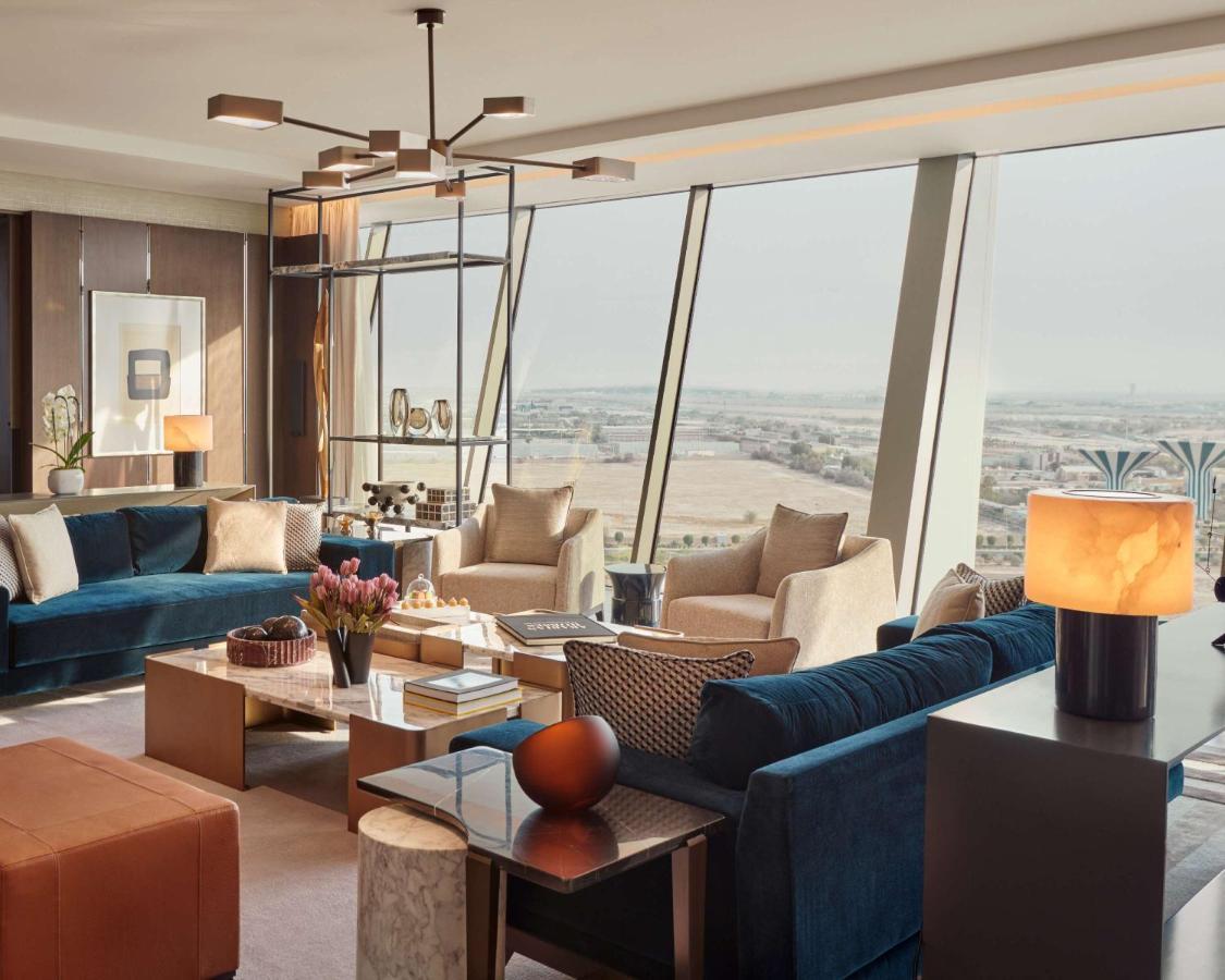 Grand Hyatt Kuwait Hotel Kuwait City Eksteriør billede The living room of a suite at the Ritz-Carlton, DIFC