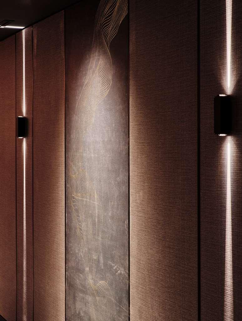 Grand Hyatt Kuwait Hotel Kuwait City Værelse billede A brushed stainless steel refrigerator